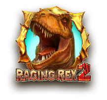 Raging Rex 2 slot logo